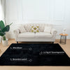 Covor pufos DanaLight negru din microfibra 120x170 cm - LunaHome.ro