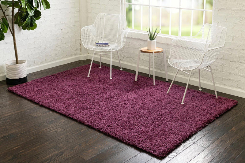 Covor pufos »Shaggy Shag« cu fire lungi violet 122x183 cm - LunaHome.ro