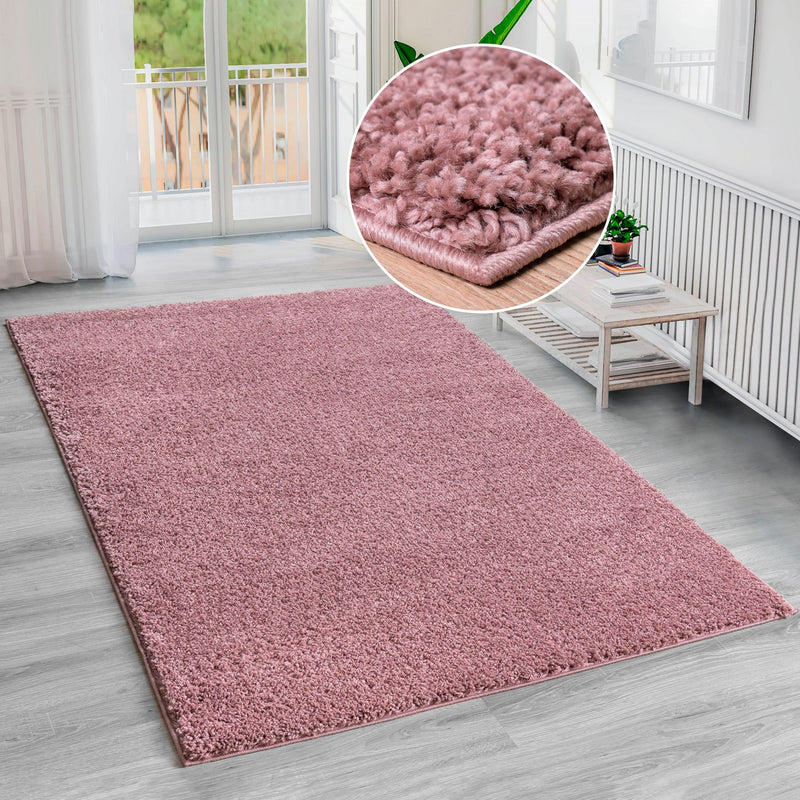 Covor pufos »Shaggy soft« potrivit pe podele incalzite, liliac 160x230 cm - LunaHome.ro