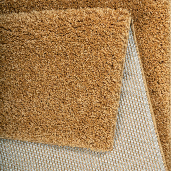 Covor pufos cu fire lungi Shaggy30 galben ocru 160x230 cm - LunaHome.ro