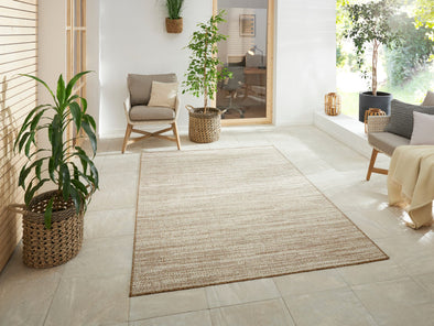 Covor reversibil Mèlange pentru interior si exterior maro 240x320 cm - LunaHome.ro