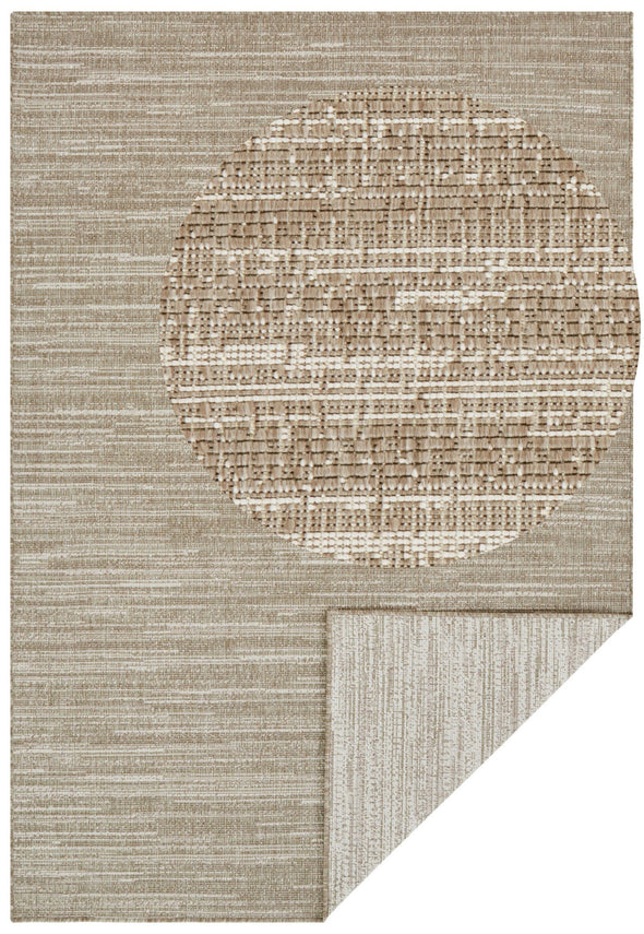 Covor reversibil Mèlange pentru interior si exterior maro 240x320 cm - LunaHome.ro