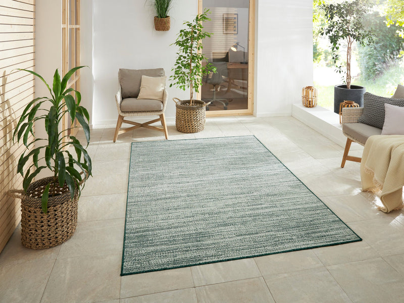 Covor reversibil Mèlange pentru interior si exterior verde 120x170 cm - LunaHome.ro