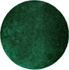 Covor rotund Dana foarte moale si pufos, verde intens 140 cm - LunaHome.ro