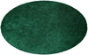 Covor rotund Dana foarte moale si pufos, verde intens 140 cm - LunaHome.ro