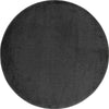Covor rotund Granada culoare gri inchis cu fire scurte, 150 cm - LunaHome.ro