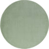 Covor rotund Granada culoare verde menta cu fire scurte, 120 cm - LunaHome.ro