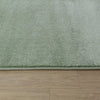 Covor rotund Granada culoare verde menta cu fire scurte, 120 cm - LunaHome.ro