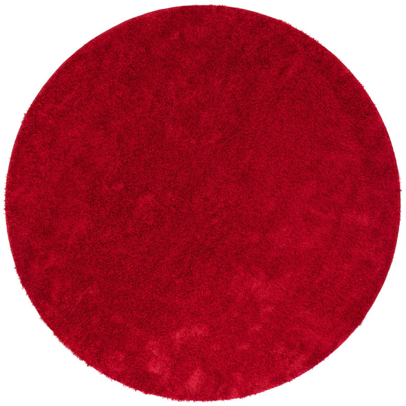 Covor rotund Micro Soft Ideal extra-pufos roșu, 140 cm - LunaHome.ro