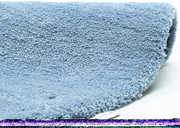 Covor rotund Tom Tailor Cosy pufos albastru deschis 100 cm - LunaHome.ro