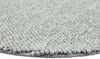 Covor rotund Wolly din lână gri lucrat manual 120 cm - LunaHome.ro