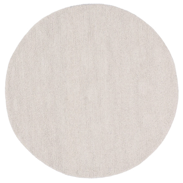 Covor rotund »Gabbeh uni« din lână pură crem 190 cm - LunaHome.ro