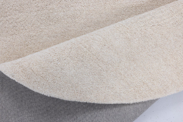 Covor rotund »Gabbeh uni« din lână pură crem 190 cm - LunaHome.ro