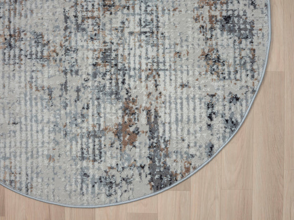 Covor rotund »My Joy« cu design scandi vintage, foarte moale, 120 cm - LunaHome.ro