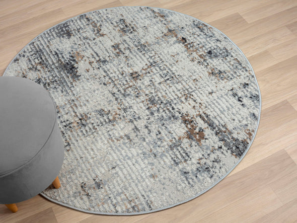 Covor rotund »My Joy« cu design scandi vintage, foarte moale, 120 cm - LunaHome.ro
