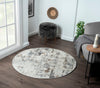Covor rotund »My Joy« cu design scandi vintage, foarte moale, 120 cm - LunaHome.ro