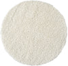 Covor rotund »My Shaggy« foarte pufos, crem 120 cm - LunaHome.ro