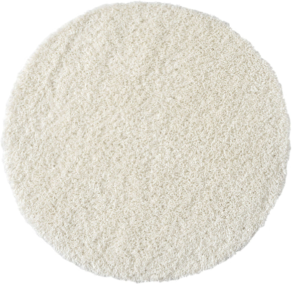 Covor rotund »My Shaggy« foarte pufos, crem 120 cm - LunaHome.ro