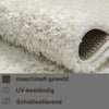 Covor rotund »My Shaggy« foarte pufos, crem 120 cm - LunaHome.ro