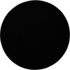 Covor rotund de blană sintetica »Balu« cu textura de blana negru, 180 cm - LunaHome.ro