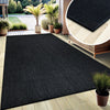 Covor traversa Anna potrivit si la exterior negru 80X150 cm