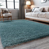 Covor traversa Banji albastru foarte moale și pufos 70x140 cm - LunaHome.ro