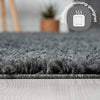 Covor traversa Banji  gri inchis foarte moale și pufos 80x200 cm