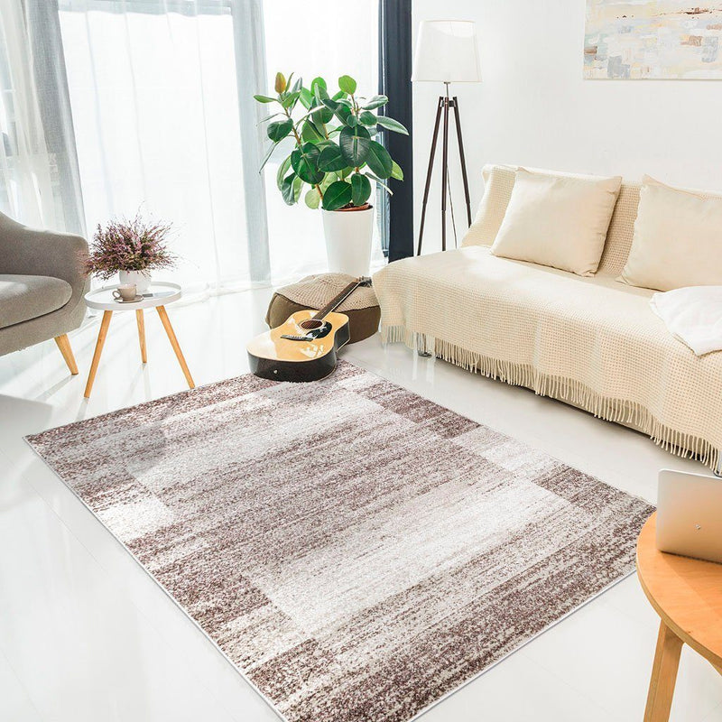 Covor traversa Beldre cu model bej degradee 80x150 cm - LunaHome.ro