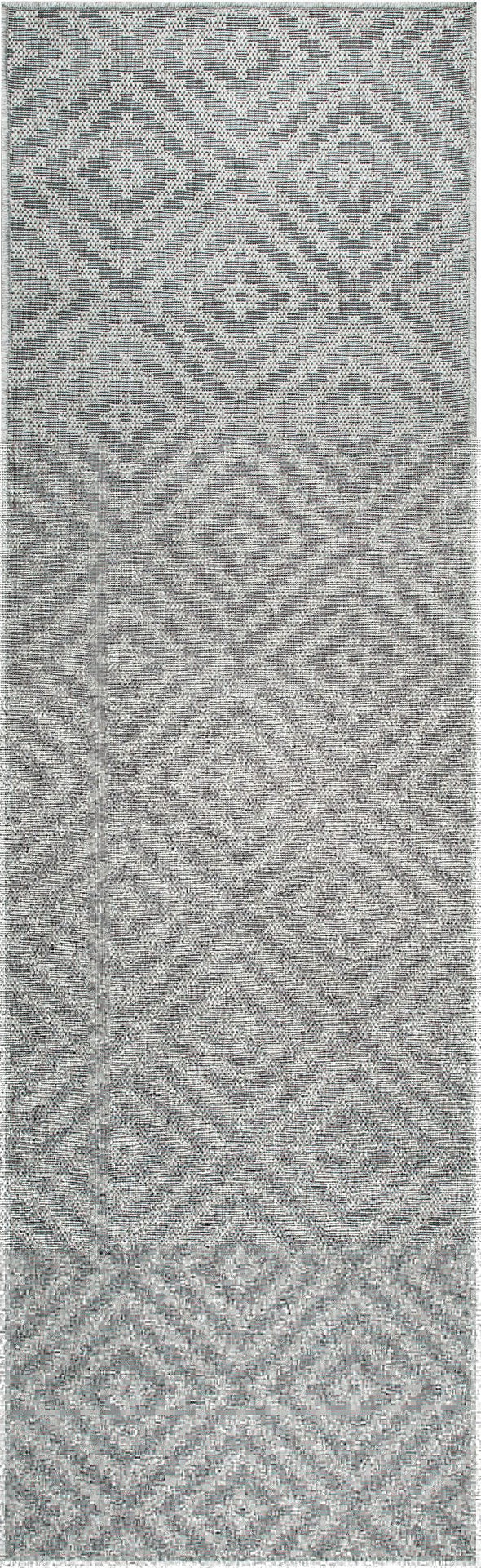 Covor traversa Cordoba de interior si exterior gri 67x230 cm