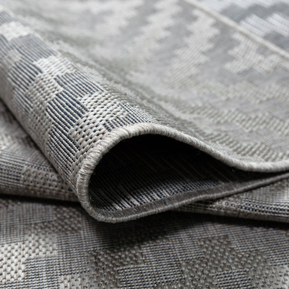 Covor traversa Cordoba de interior si exterior gri 67x230 cm