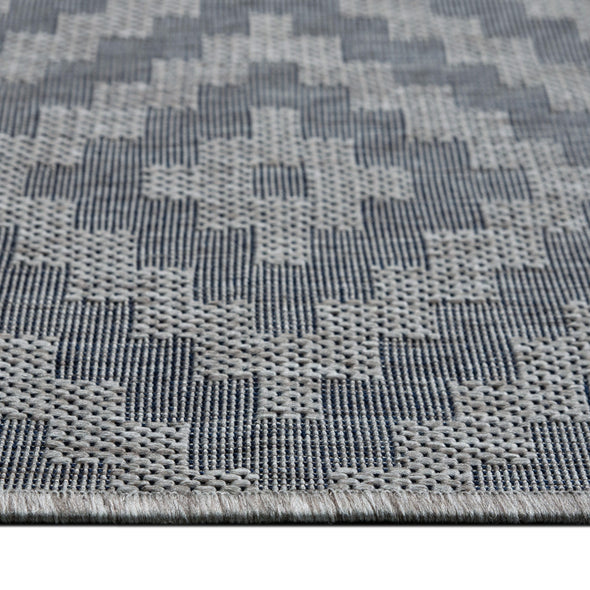 Covor traversa Cordoba de interior si exterior gri 67x230 cm