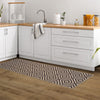 Covor traversa Cordoba de interior si exterior maro 67x230 cm - LunaHome.ro