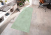 Covor traversa Desner verde foarte gros si moale 67x230 cm