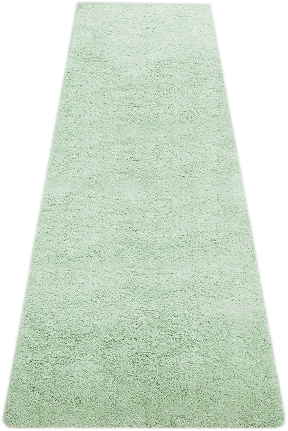 Covor traversa Desner verde foarte gros si moale 67x230 cm