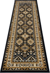 Covor traversă Diantha cu aspect oriental maro inchis 90x250 cm - LunaHome.ro