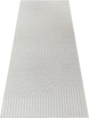 Covor traversa Faron cu fire scurte, design scandinav crem, 80x140 cm - LunaHome.ro