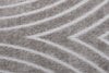Covor traversă Faron cu fire scurte, design scandinav gri, 80x200 cm - LunaHome.ro
