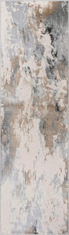 Covor traversa Hamar cu aspect de marmura gri 90x250 cm - LunaHome.ro