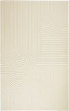 Covor traversa Jola cu aspect scandinav 3D crem 60x90 cm - LunaHome.ro