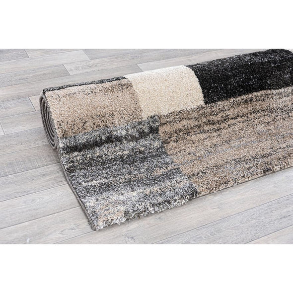 Covor traversă LoftLine bej gri cu design modern 80x150 cm