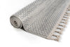 Covor traversa Mads gri cu franjuri 60x90 cm - LunaHome.ro