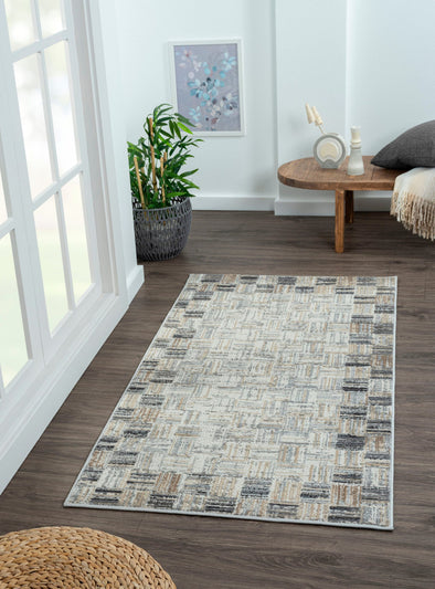 Covor traversa MyMood cu aspect vintage crem 80x150 cm - LunaHome.ro