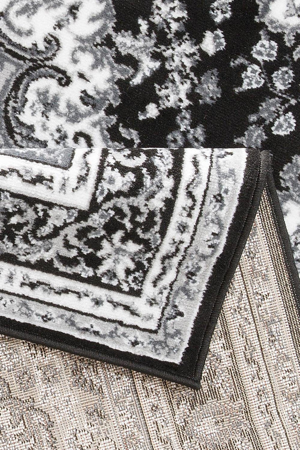 Covor traversă Oriental DELAVITA gri 60x110 cm - LunaHome.ro
