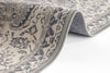 Covor traversa Orken cu fire scurte gri, model oriental vintage 80x200 cm - LunaHome.ro
