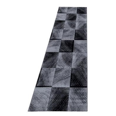 Covor traversa Plus Black negru 80x300 cm - LunaHome.ro