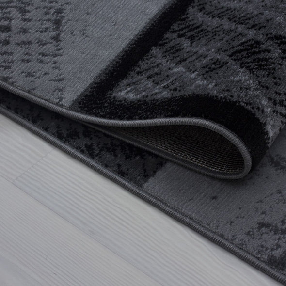 Covor traversa Plus Black negru 80x300 cm - LunaHome.ro