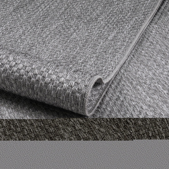 Covor traversa Rhodos gri pentru interior și exterior, aspect de sisal 67x230 cm