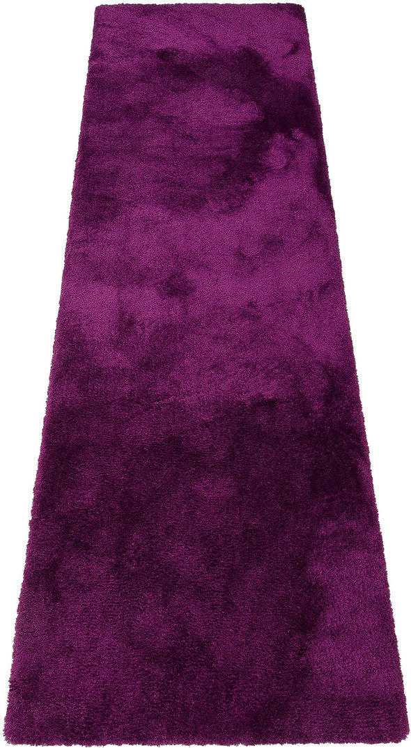 Covor traversa Shaggy »Magong« foarte pufos si moale, violet 80x250 cm - LunaHome.ro