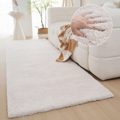 Covor traversa Shaggy »Magong« foarte pufos si moale crem 80x250 cm - LunaHome.ro