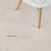 Covor traversa Shaggy »Magong« foarte pufos si moale crem 80x250 cm - LunaHome.ro